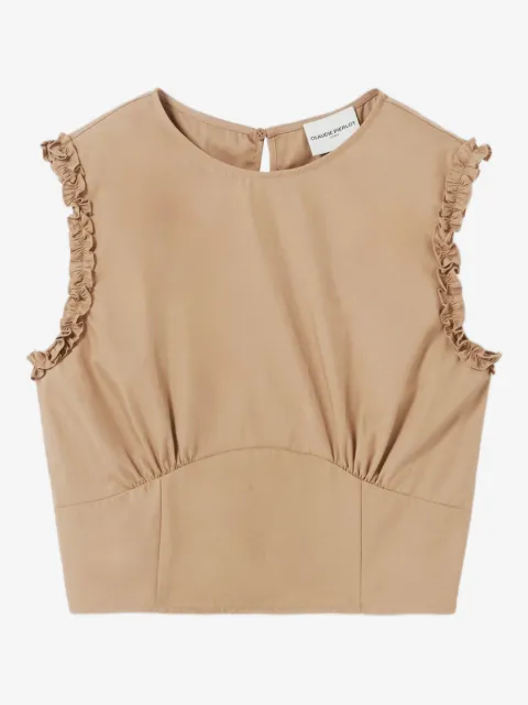 Claudie Pierlot ruffled crop top
