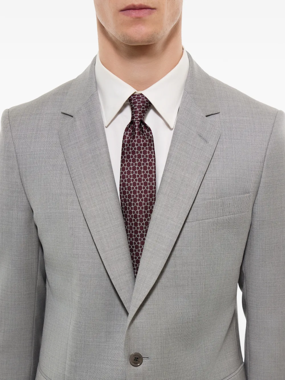  Fursac Silk Tie - Red 