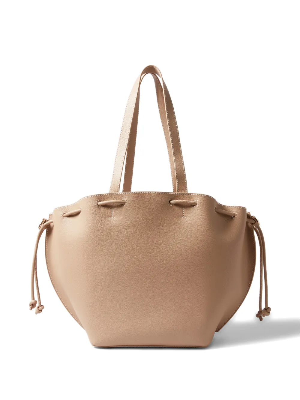 Claudie Pierlot drawstring top-handle mini bag - Beige