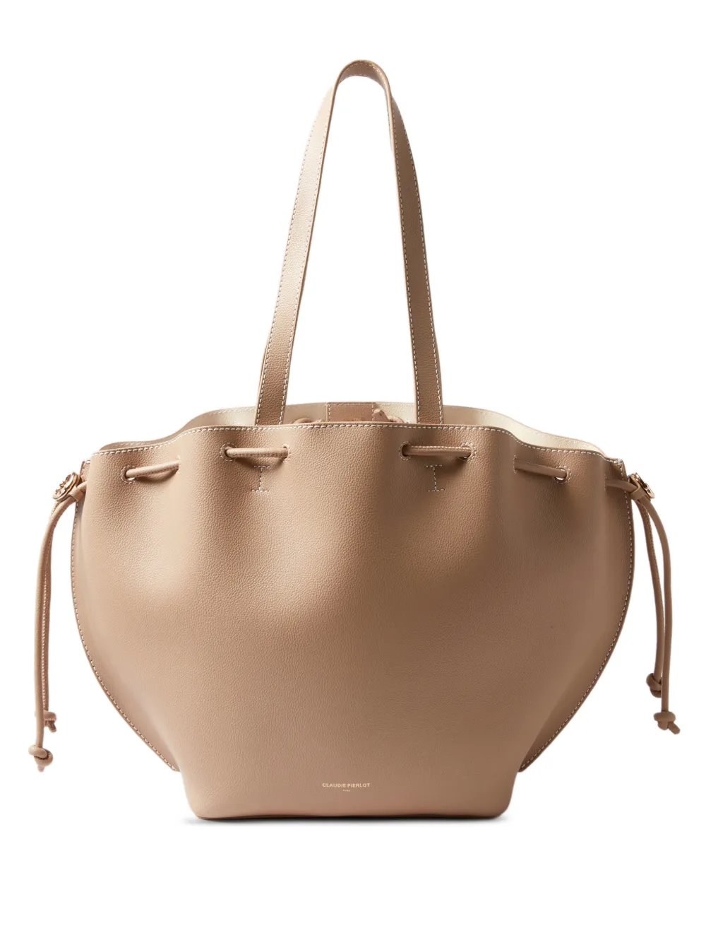 Claudie Pierlot drawstring top-handle mini bag | Neutrals | Image 1