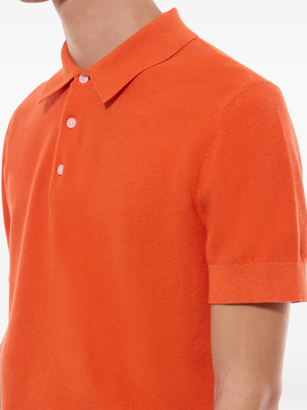 FURSAC Button-up poloshirt Oranje