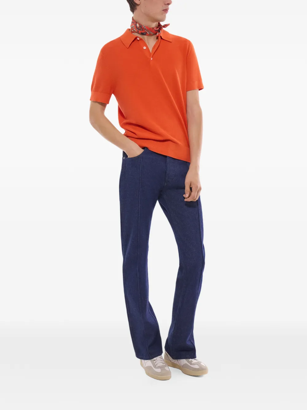 FURSAC button-up polo shirt - Oranje