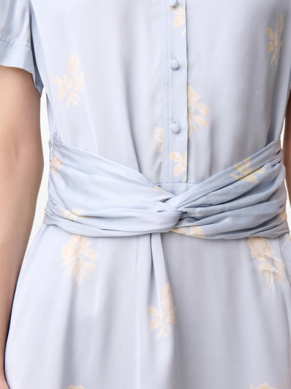 Claudie Pierlot Mini-jurk met bloemenprint Blauw