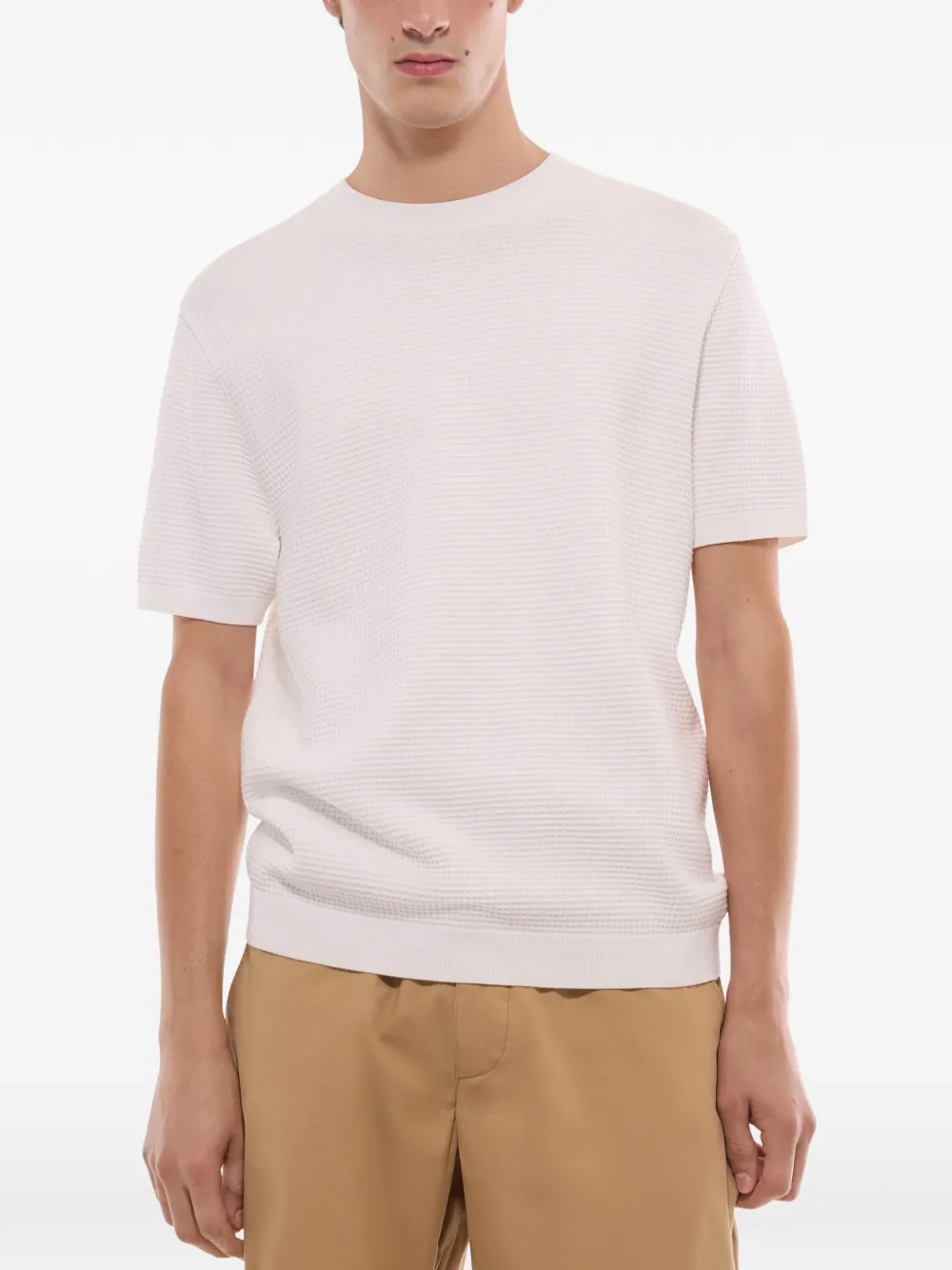 FURSAC Wafel T-shirt Wit