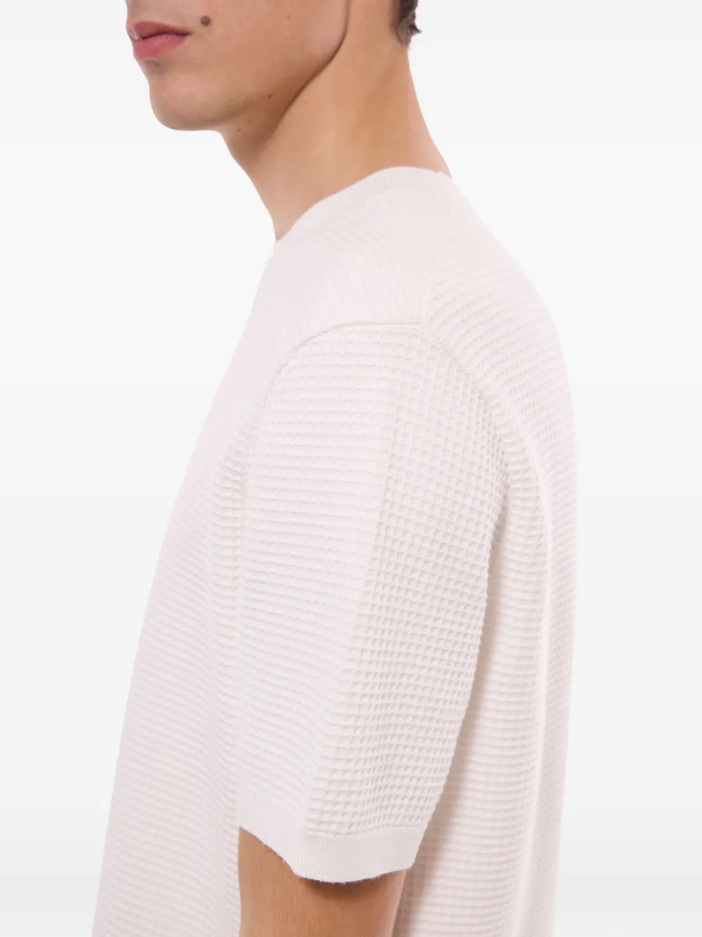 FURSAC Wafel T-shirt Wit