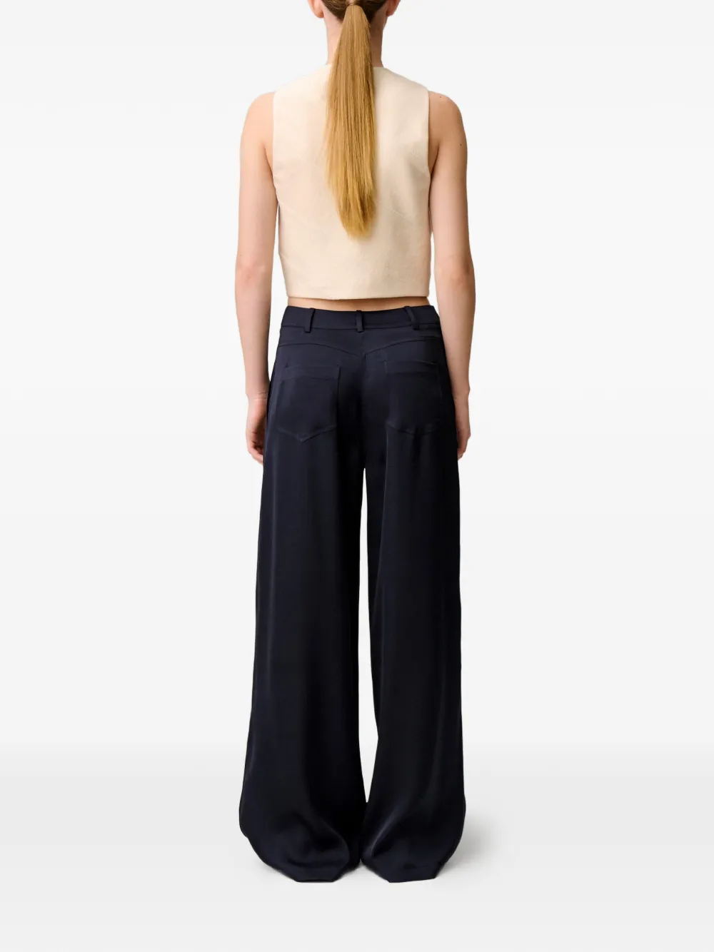 Claudie Pierlot Straight broek Blauw