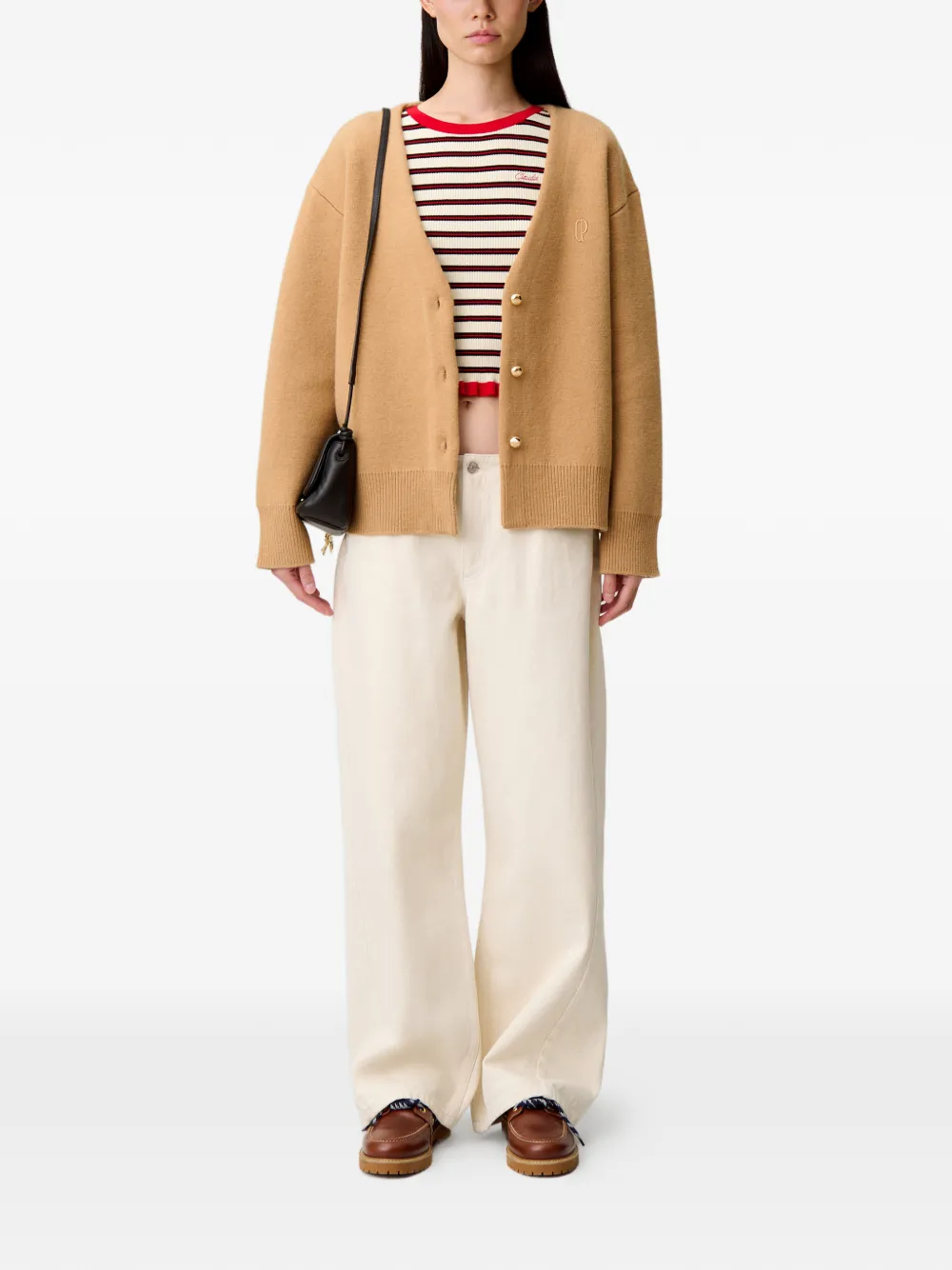 Claudie Pierlot straight-leg trousers - Beige