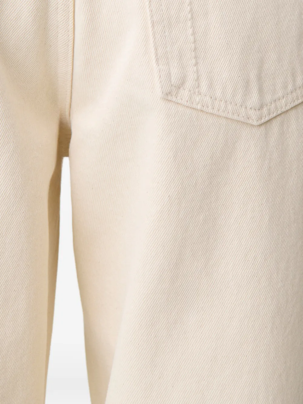 Claudie Pierlot Ecru denim broek Beige