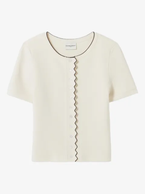 Claudie Pierlot contrast knit cardigan