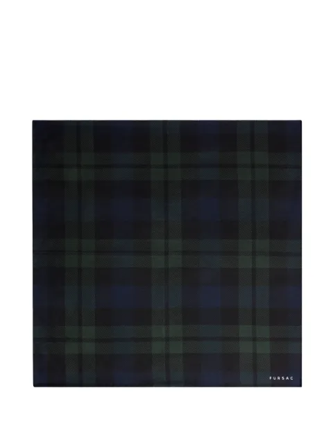 FURSAC tartan pocket square 