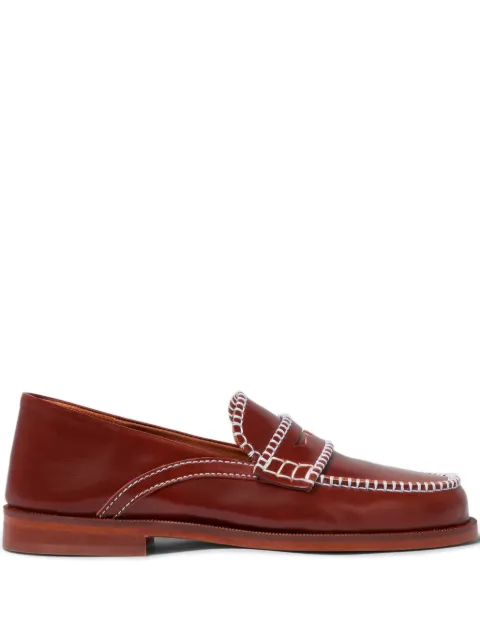 Claudie Pierlot mocasines con detalle de costuras