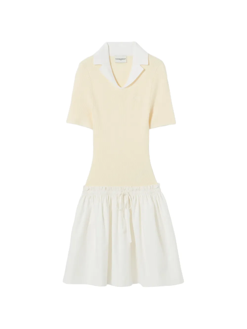 Claudie Pierlot collared mini dress - Toni neutri