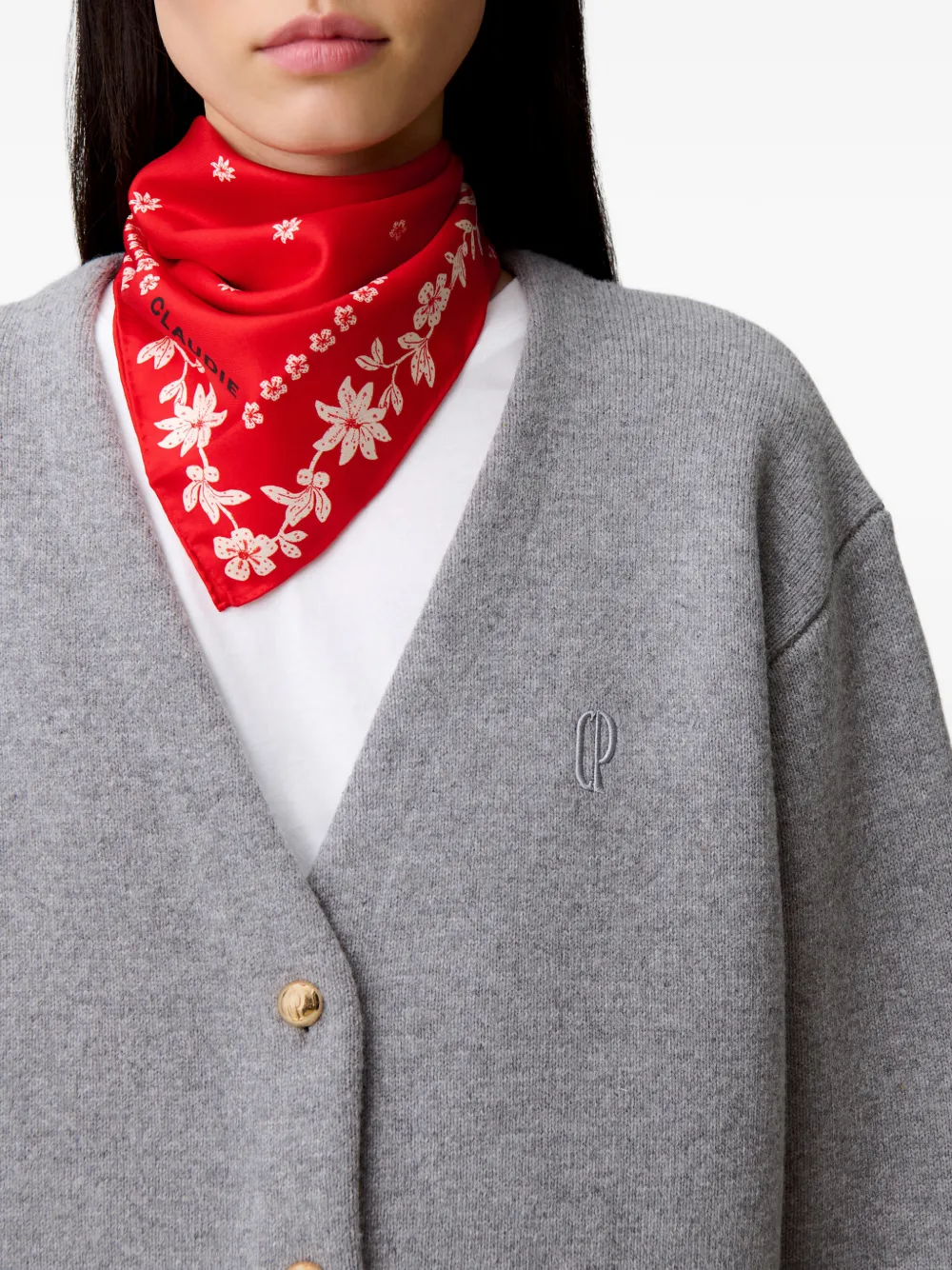 Claudie Pierlot Oversized vest van wolblend Grijs