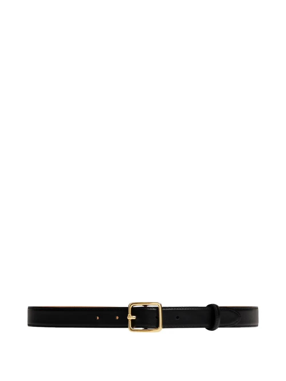 FURSAC square-buckle leather belt - Nero