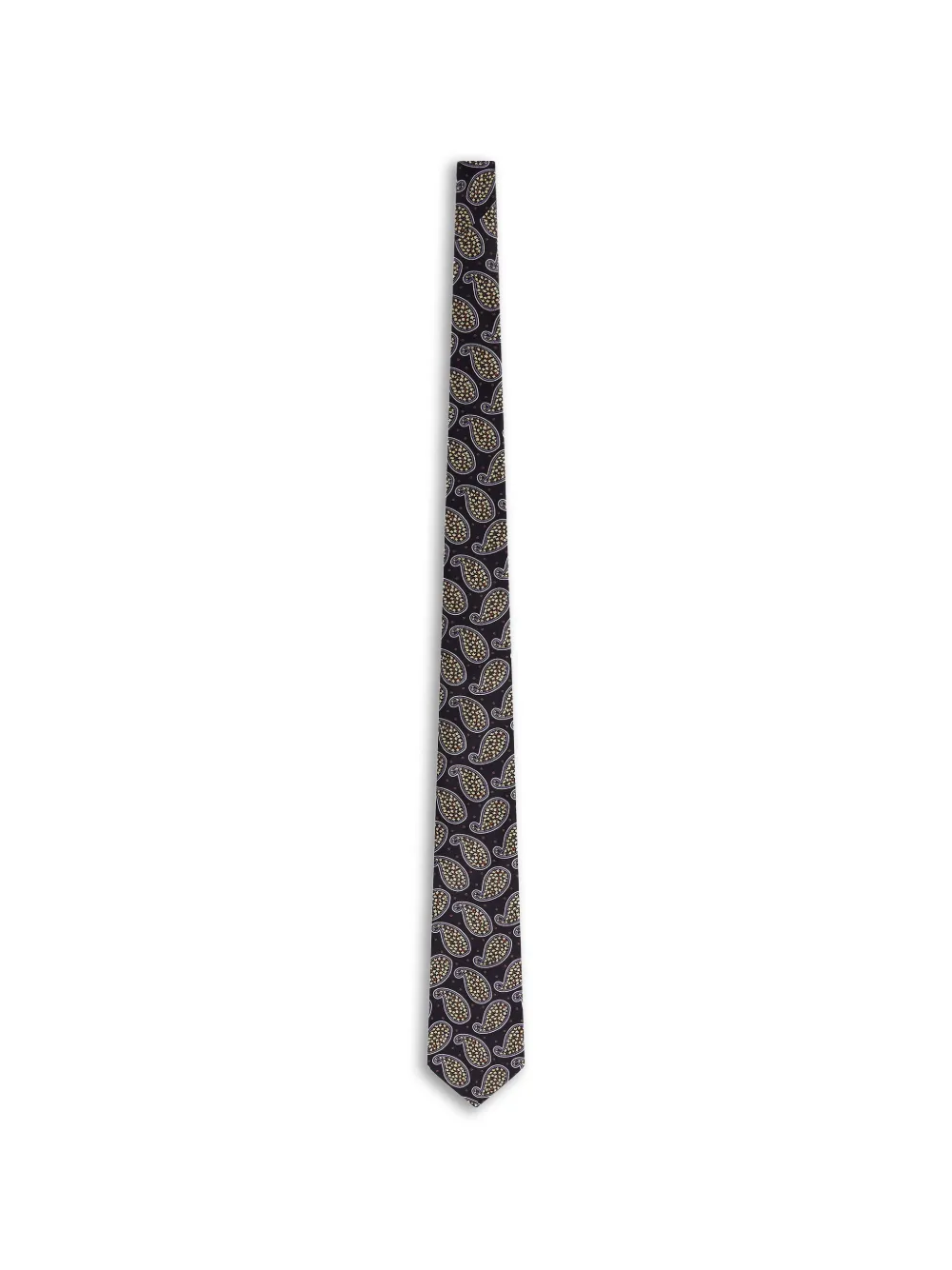 FURSAC paisley-print silk tie - Nero