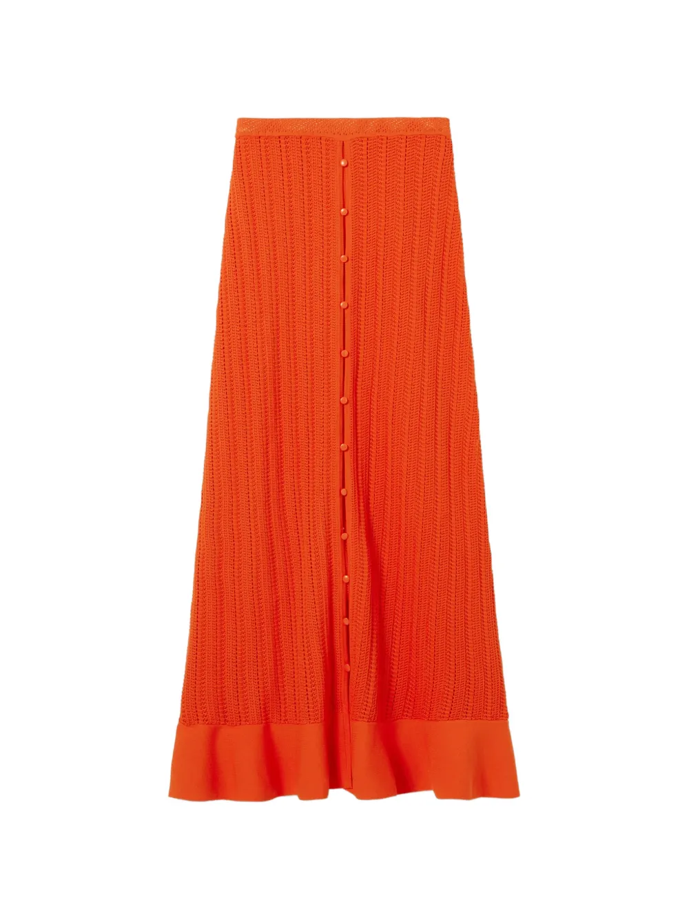 Claudie Pierlot button knitted skirt - Arancione