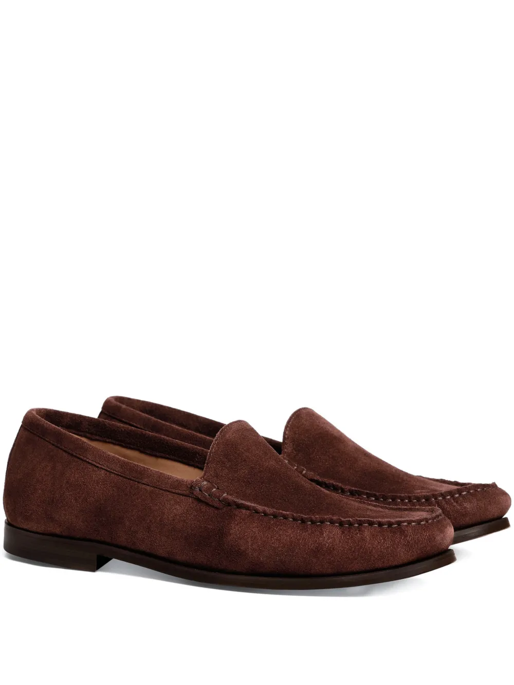 FURSAC suede loafers - Brown