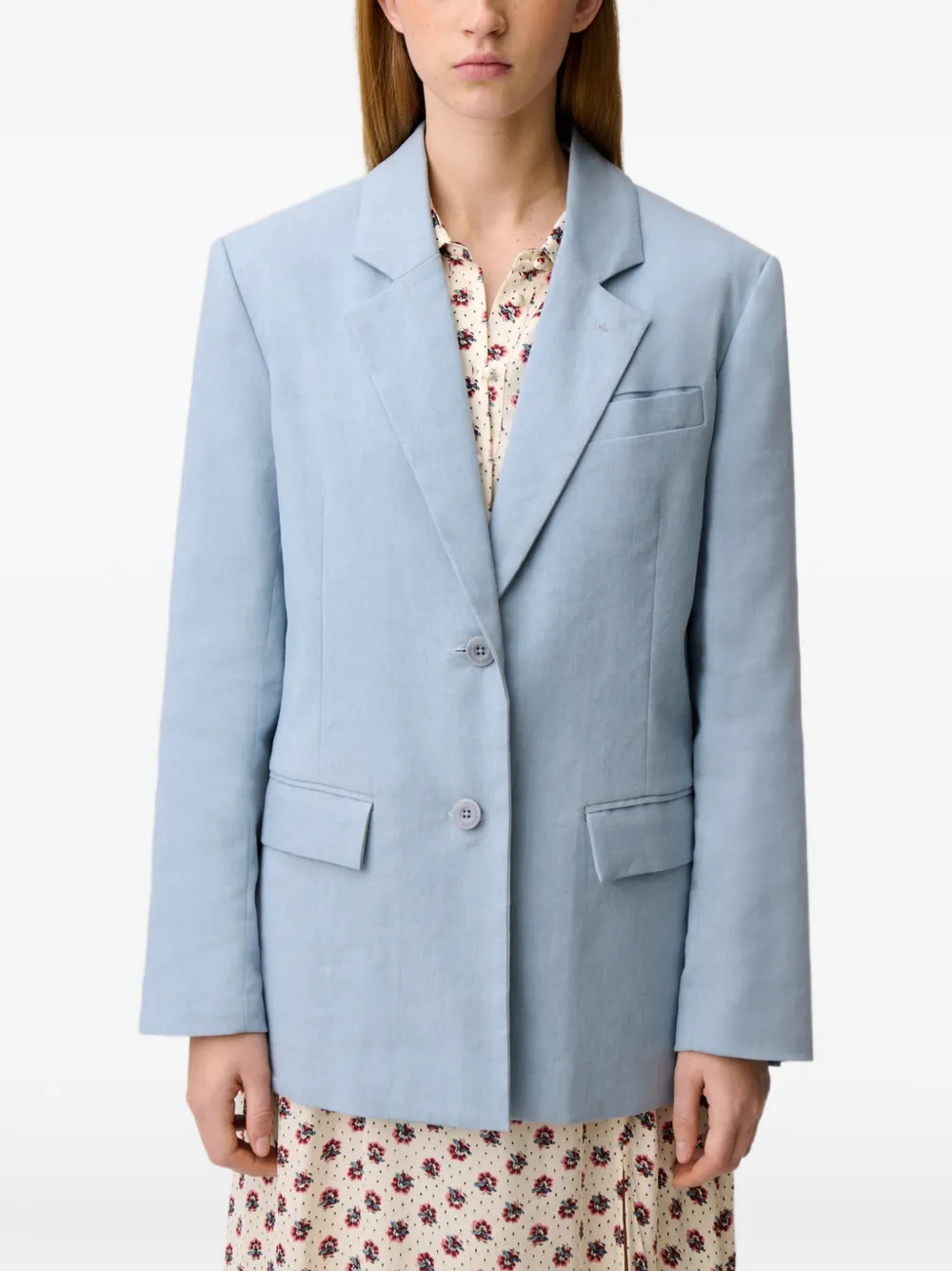 Claudie Pierlot Blazer met knopen Blauw