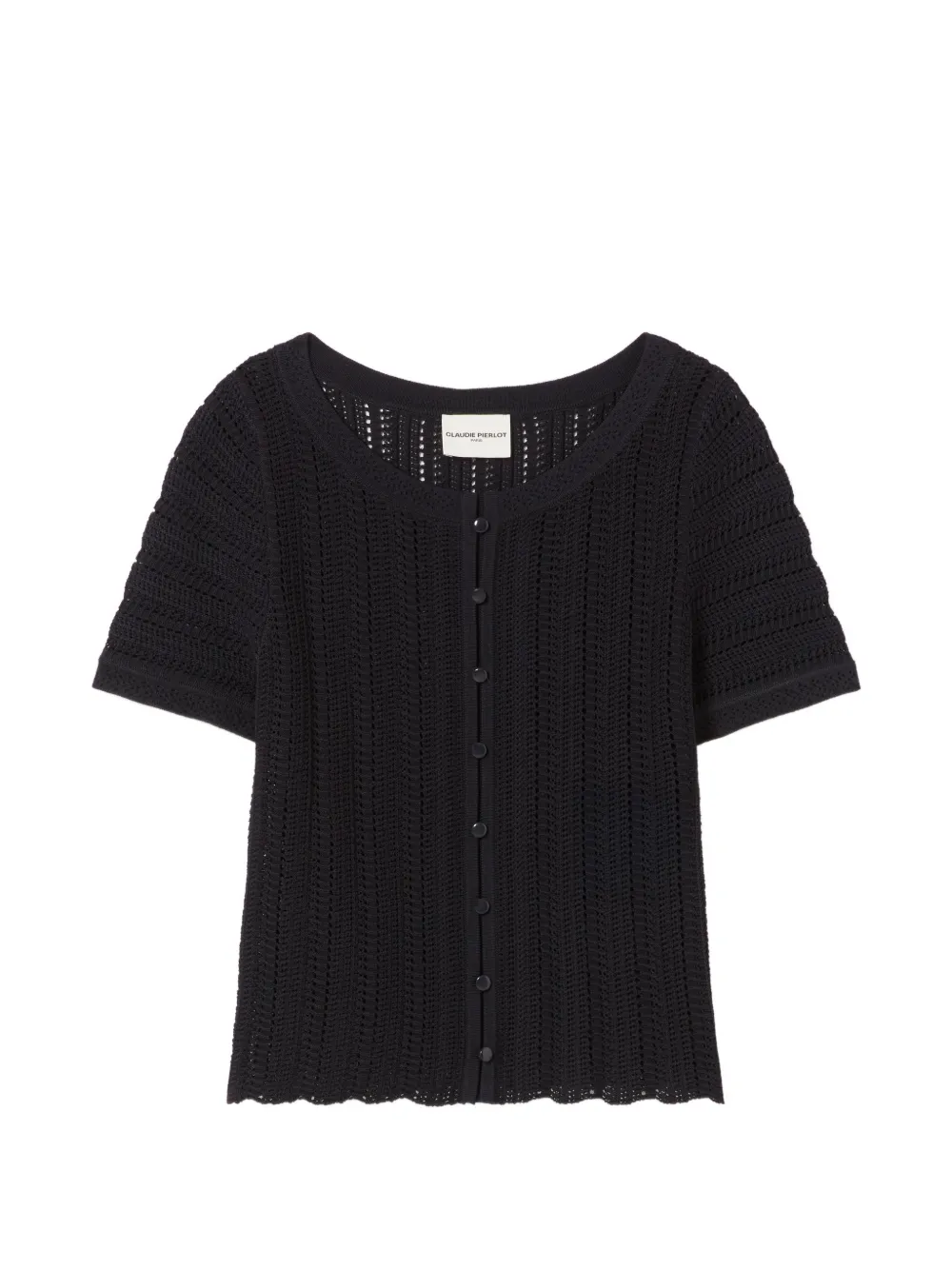 Claudie Pierlot buttoned knit cardigan - Blu