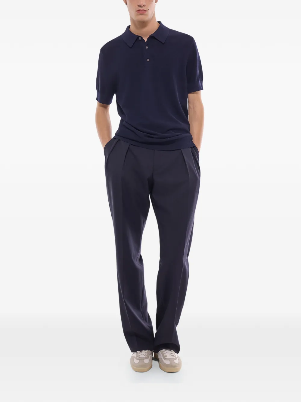 FURSAC button-up polo shirt - Blu