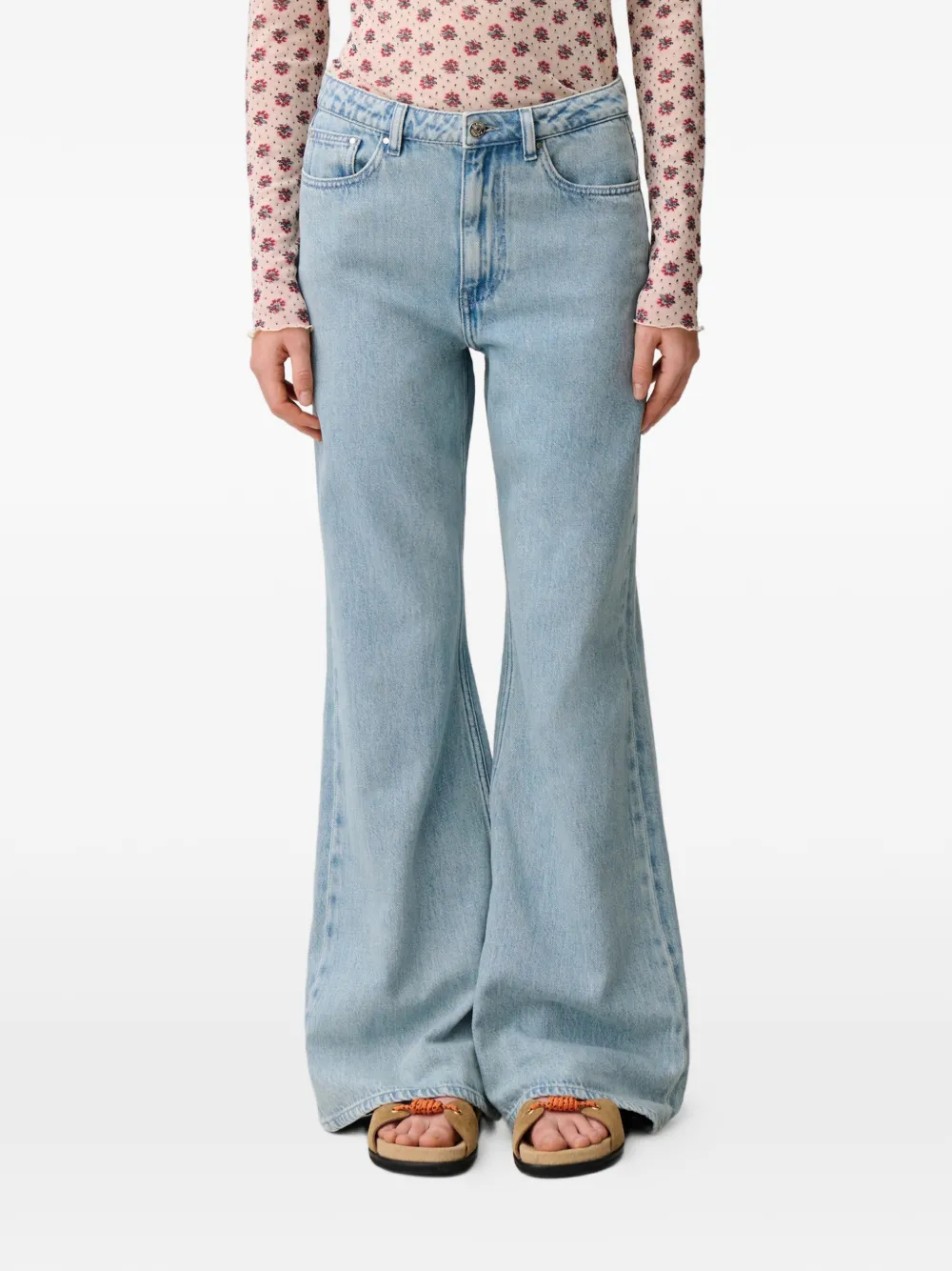 Claudie Pierlot Flared jeans Blauw