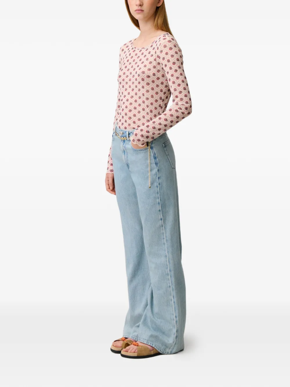 Claudie Pierlot Flared jeans Blauw
