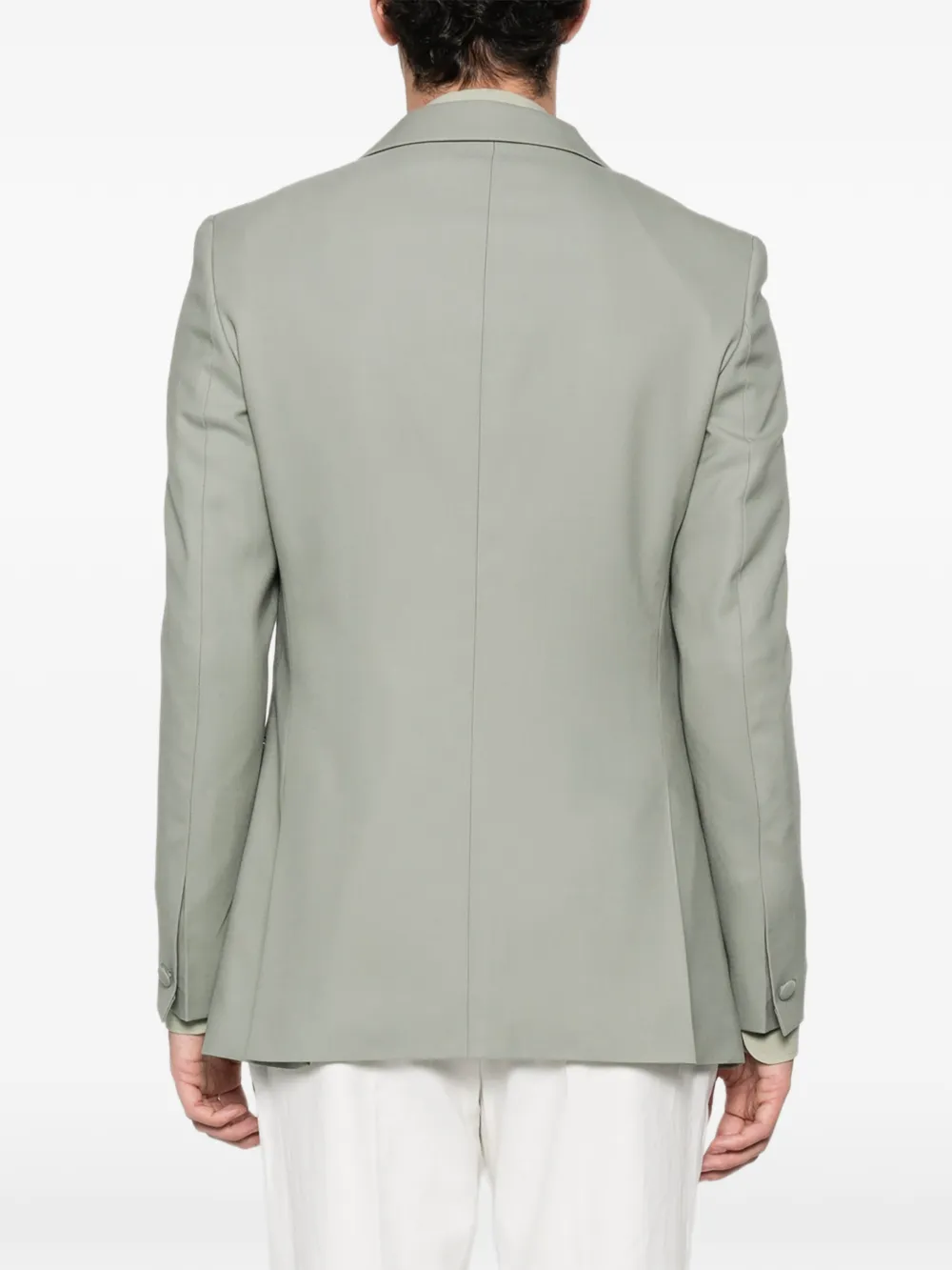 FURSAC Blazer met sjaalrevers Groen