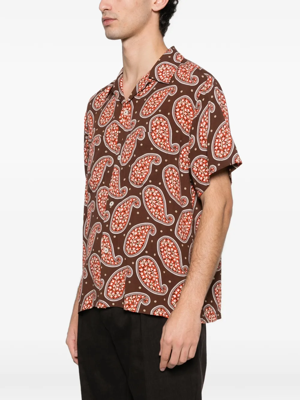  Fursac Paisley Shirt - Brown 