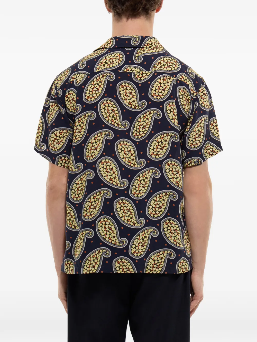 FURSAC Overhemd met paisley-print Blauw