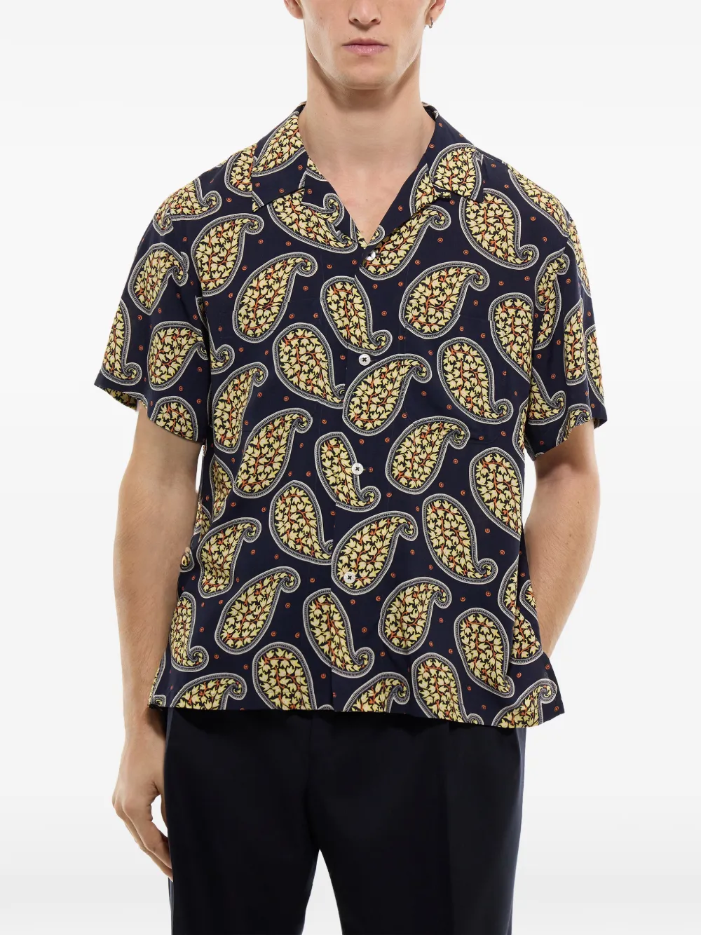 FURSAC Camicia con stampa paisley - Blu