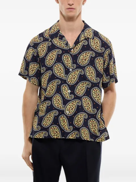 FURSAC camisa con estampado de cachemira