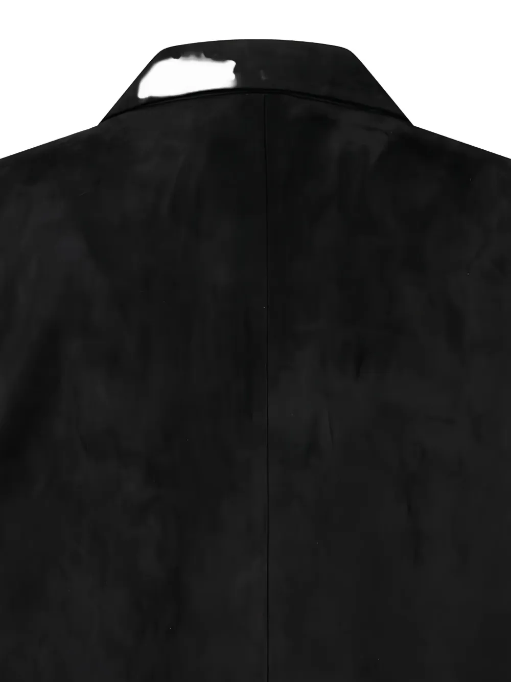 Man On The Boon. Single-breasted Suede Blazer In Black