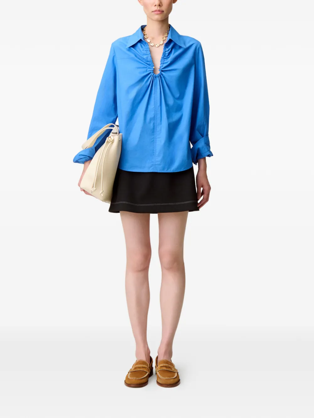 Claudie Pierlot Katoenen top - Blauw