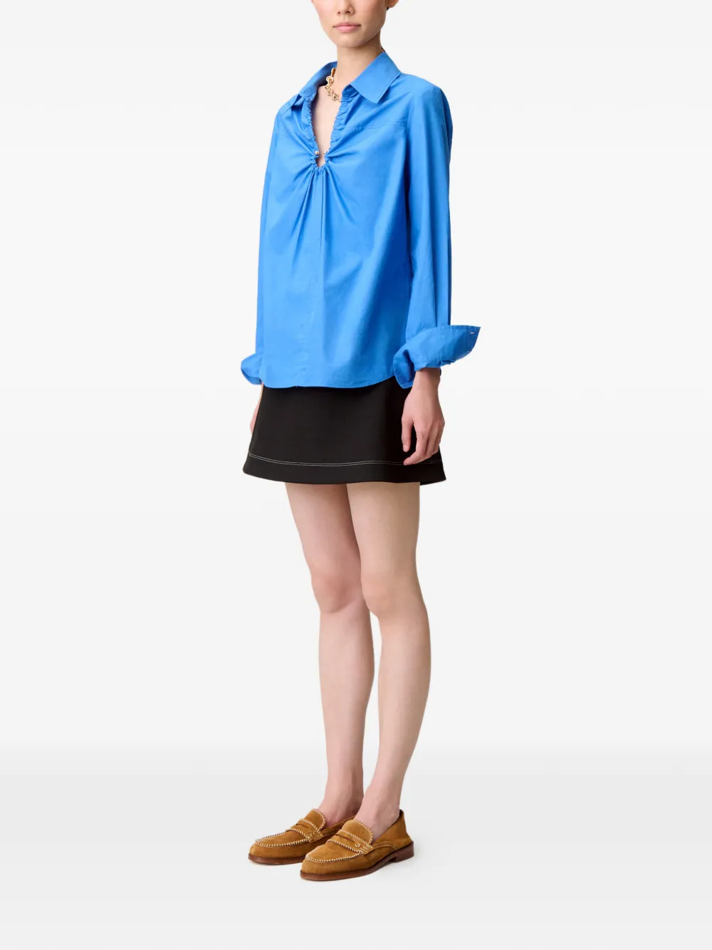 Claudie Pierlot Katoenen top Blauw