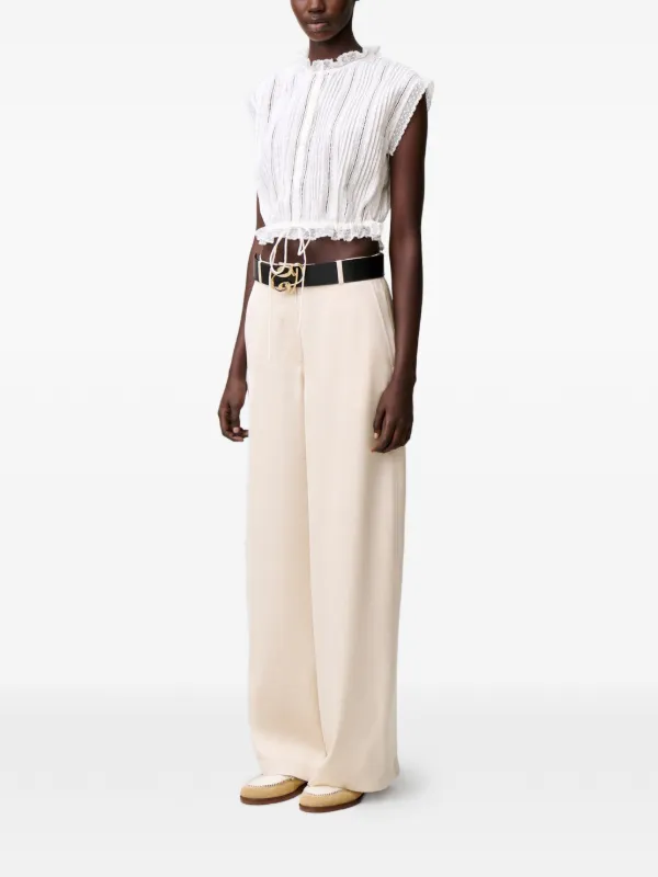 Claudie Pierlot ノースリーブシャツ | ホワイト | FARFETCH JP