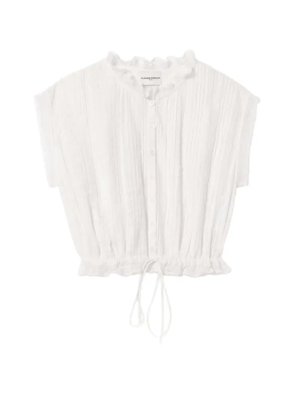 Claudie Pierlot ノースリーブシャツ | ホワイト | FARFETCH JP