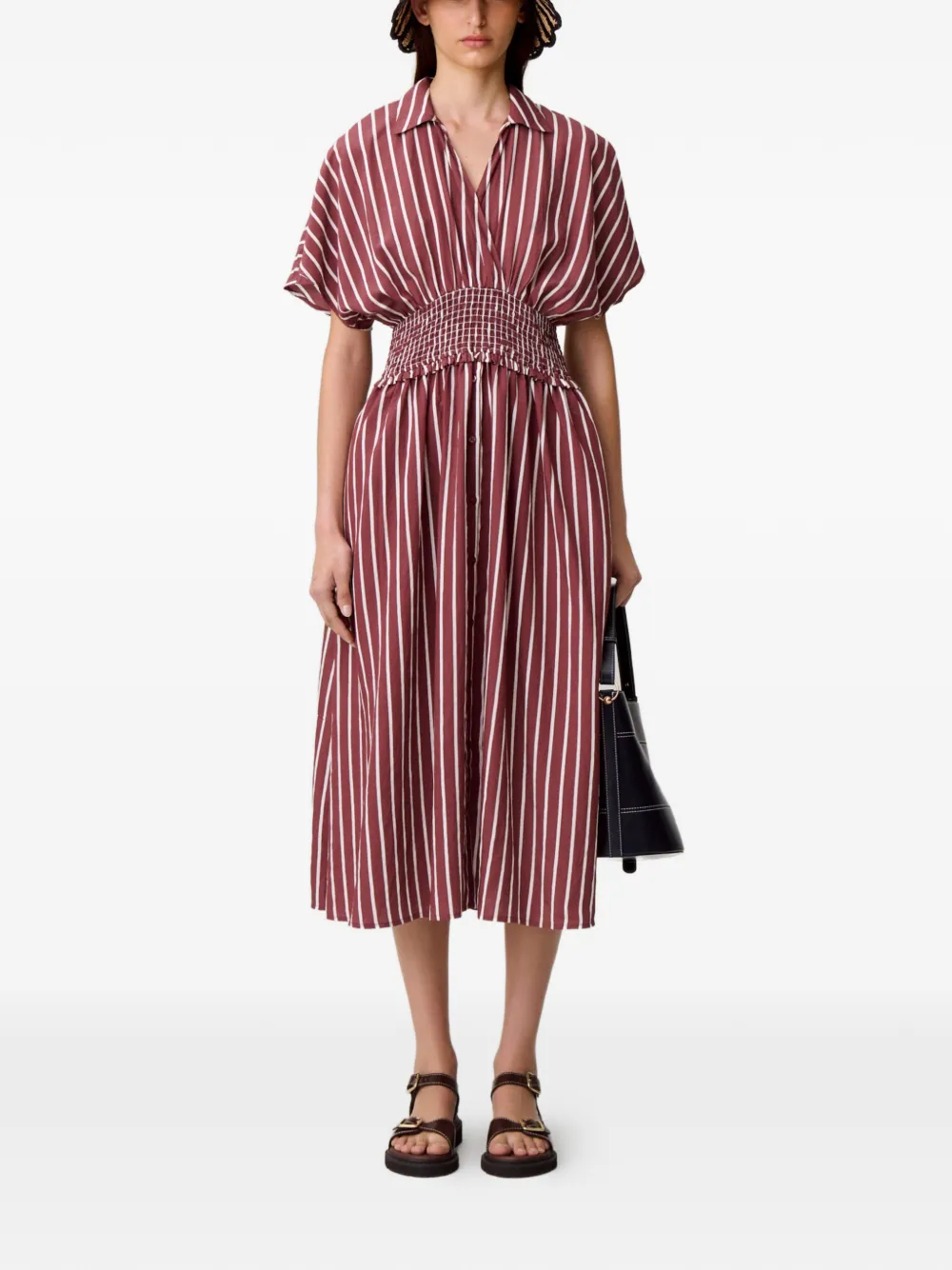 Striped Midi Dress