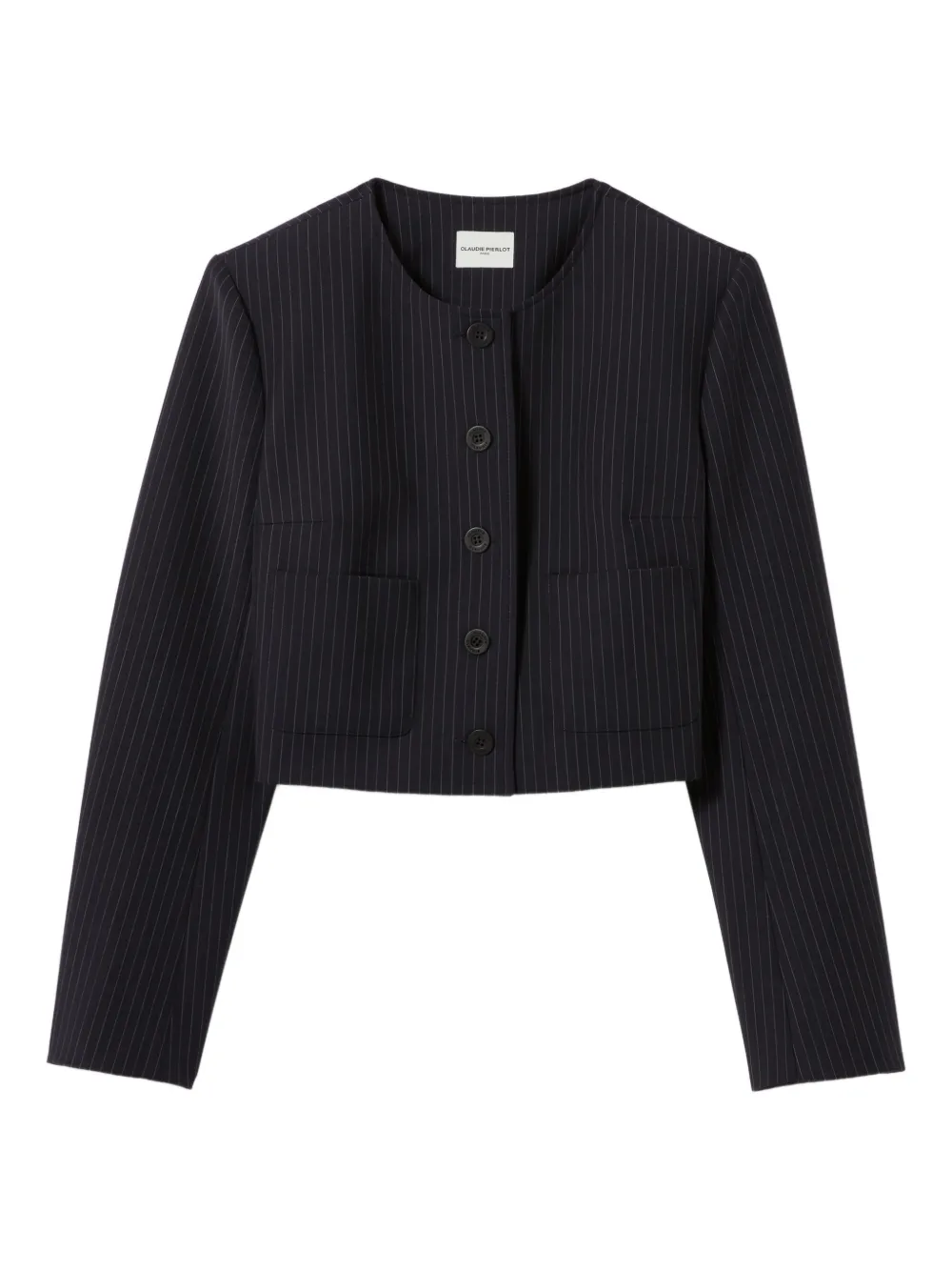 Claudie Pierlot Giacca gessata - Nero