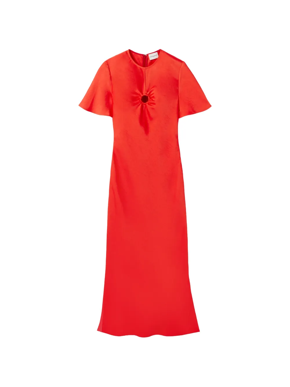 Claudie Pierlot cutout flared dress - Rosso