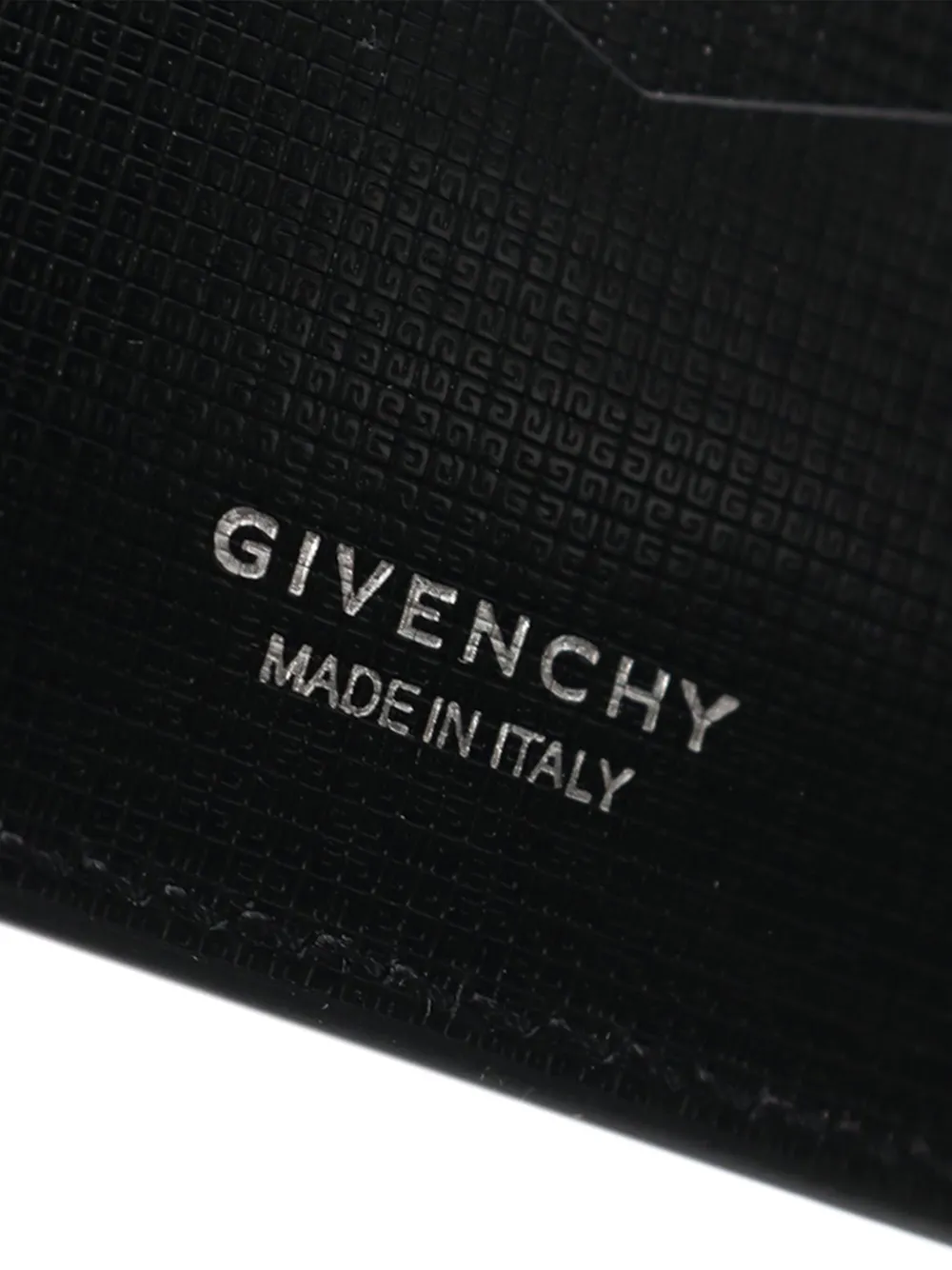 Pre-owned Givenchy 2010-2025 Leather 4g Bifold Card Holder Small Wallets In Black