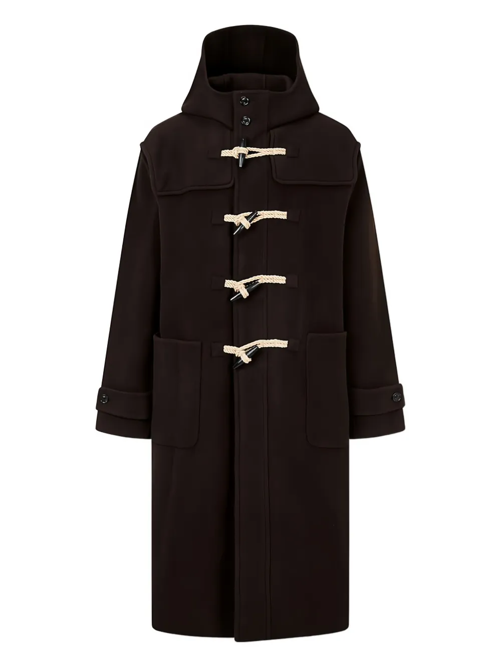 Man On The Boon. double-faced duffle coat | marrón | Image 1