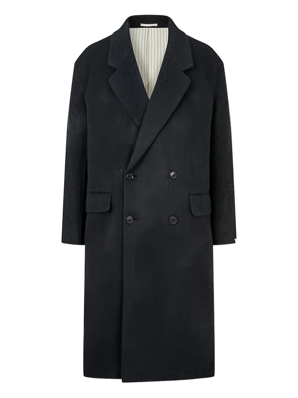 Man On The Boon. double-breasted coat | Grey | Image 1