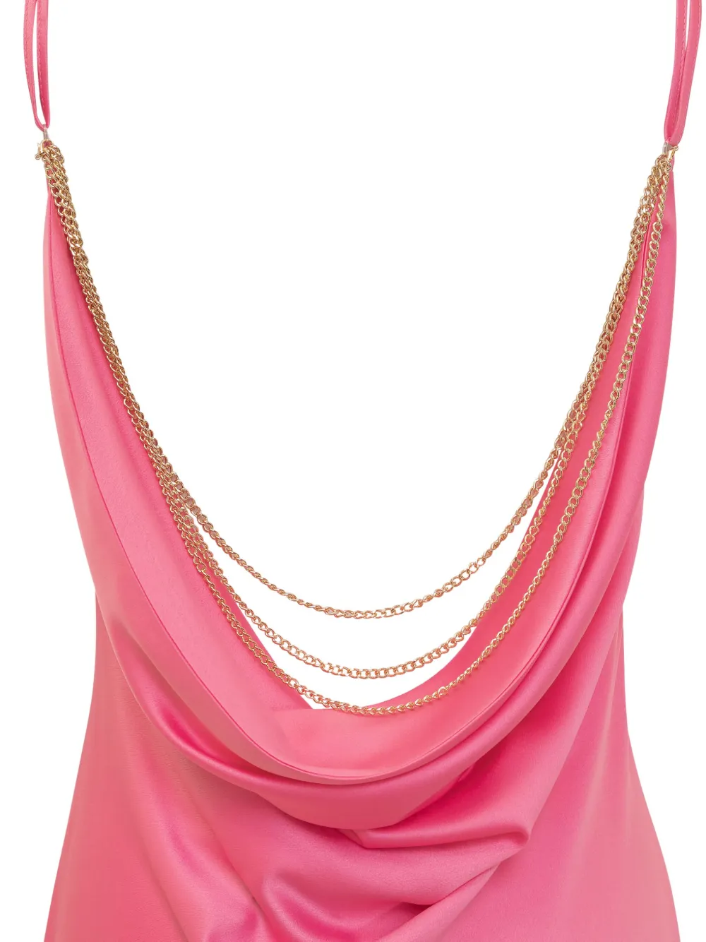 Actualee Chain-detail Dress In Pink