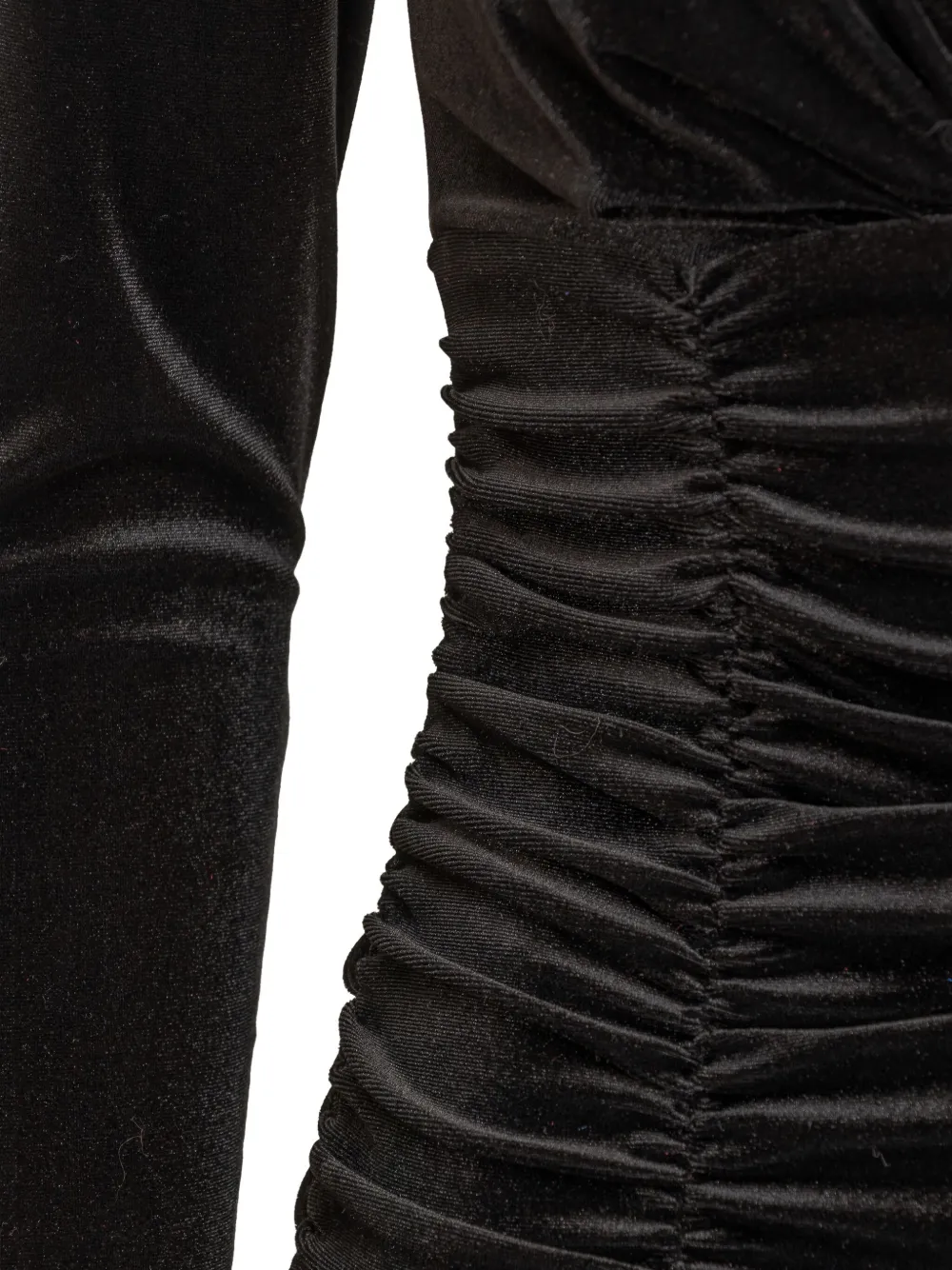 ACTUALEE Abito jurk met ruches Zwart