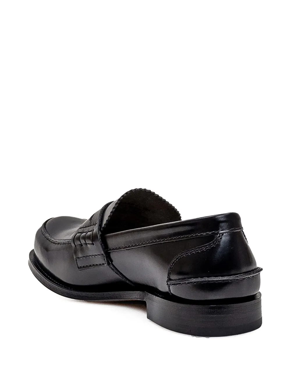 Church's Mocassino leren loafers Zwart