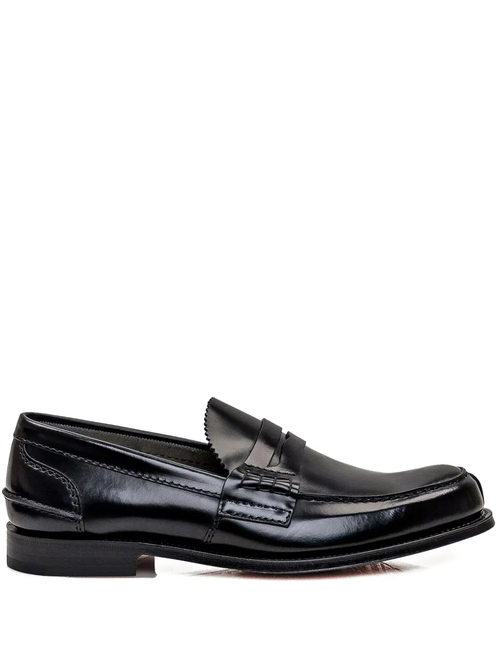 Church's Mocassino leren loafers Zwart
