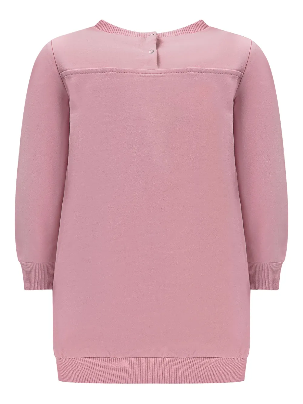 Monnalisa Jurk met hartpatroon - Roze