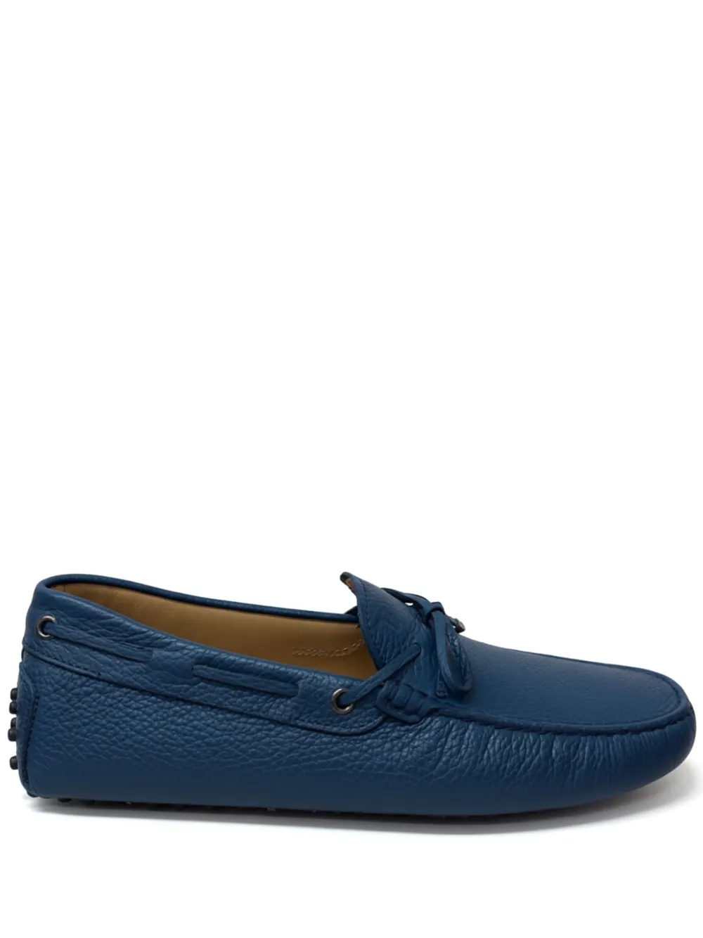 Tod's t-bar detail loafers - Blu
