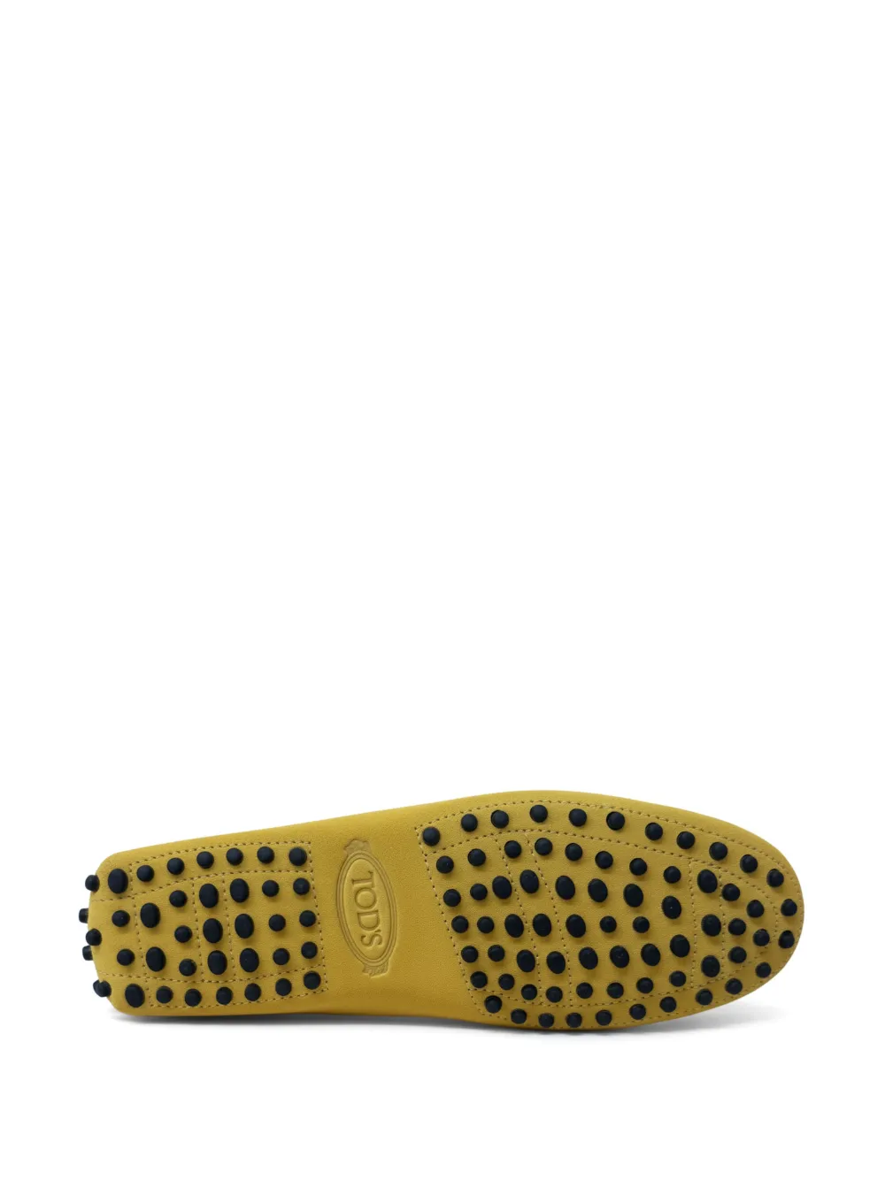Tod's Gommini Double-t Loafers In Yellow