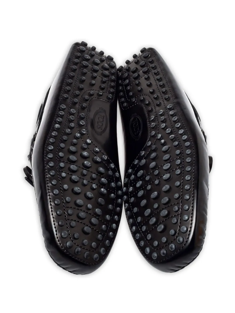 Tod's Gommino bootschoenen met strikdetail Zwart